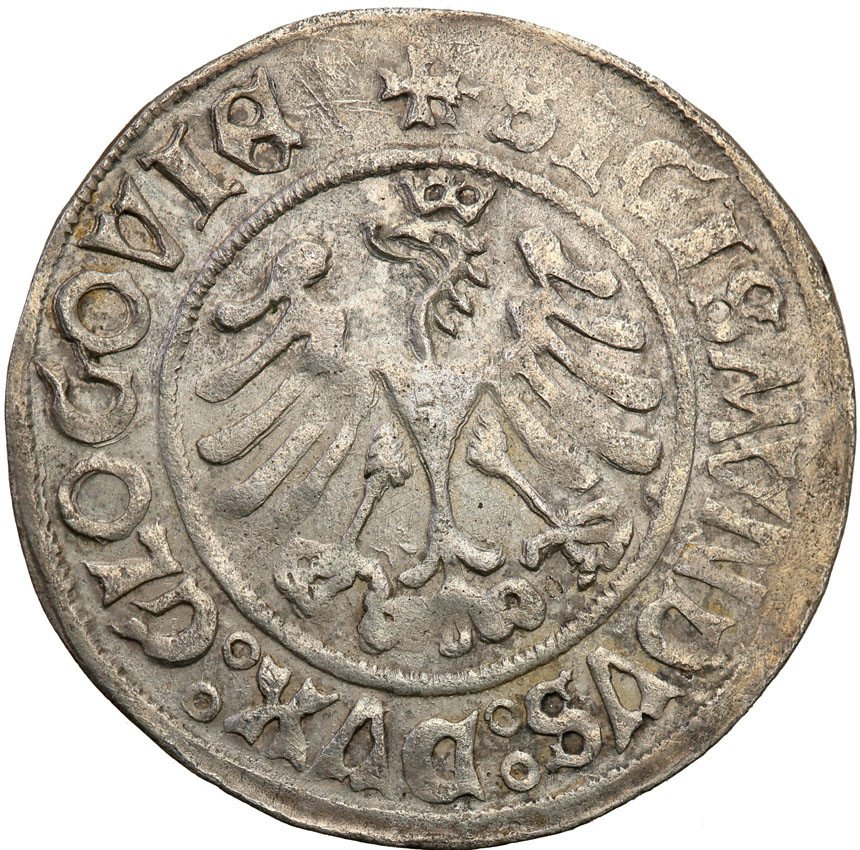 Zygmunt I Stary. Grosz 1506, Głogów ex. Karolkiewicz Collection